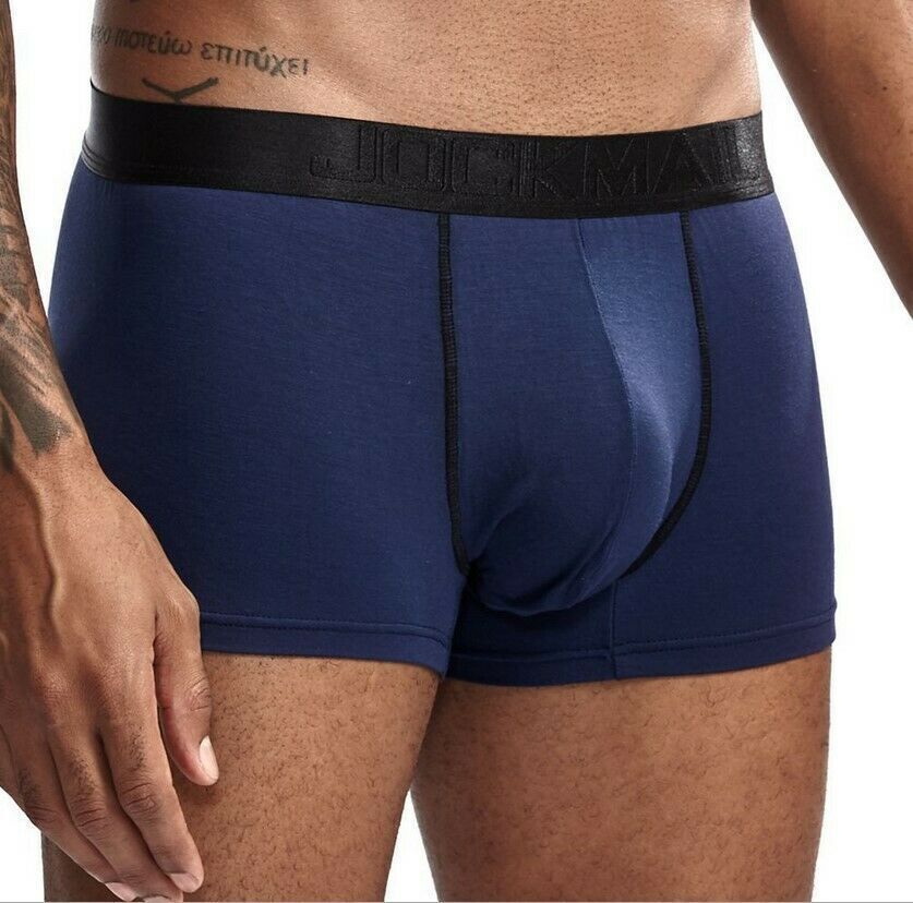 6 Pack- Mens Jockmail Boxer Trunks Sexy U Pouch Shorts Underwear. Ships from USA