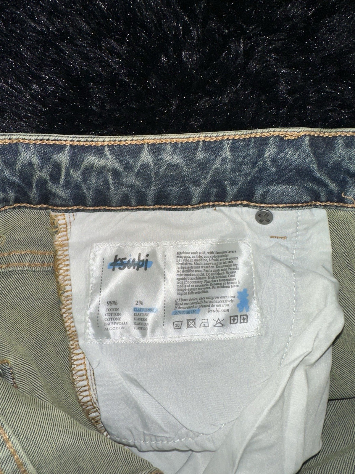 Ksubi Jeans Van Winkle Skinny Size 28 Brand New