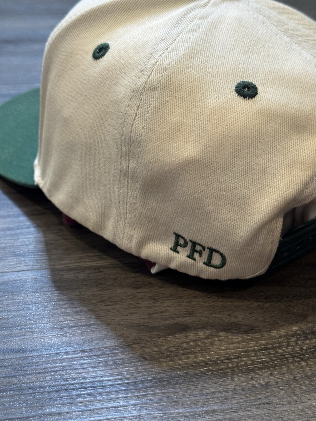 Carte Blanche Hat Snapback Beige Green PFD Streetwear Skate Skateboard Casual