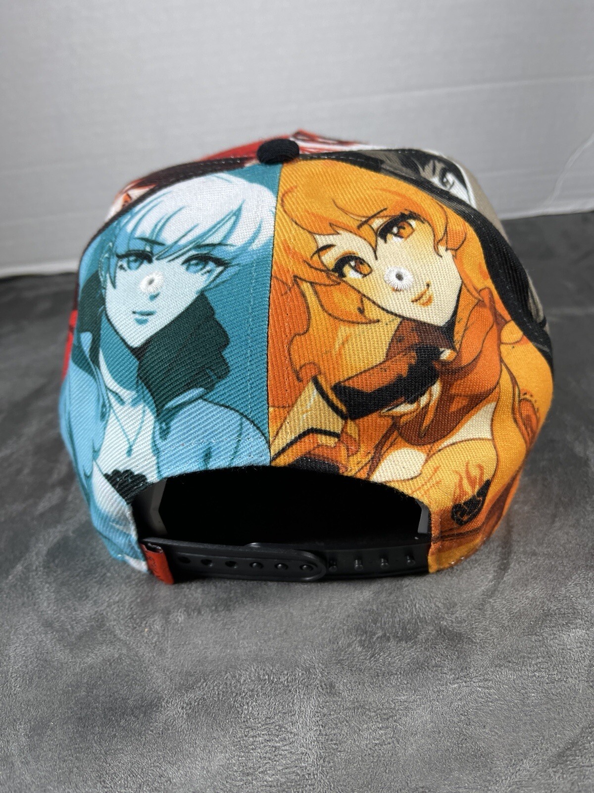 Rooster Teeth RWBY Red White Blue Yellow Anime New Unused Hat Cap Snapback