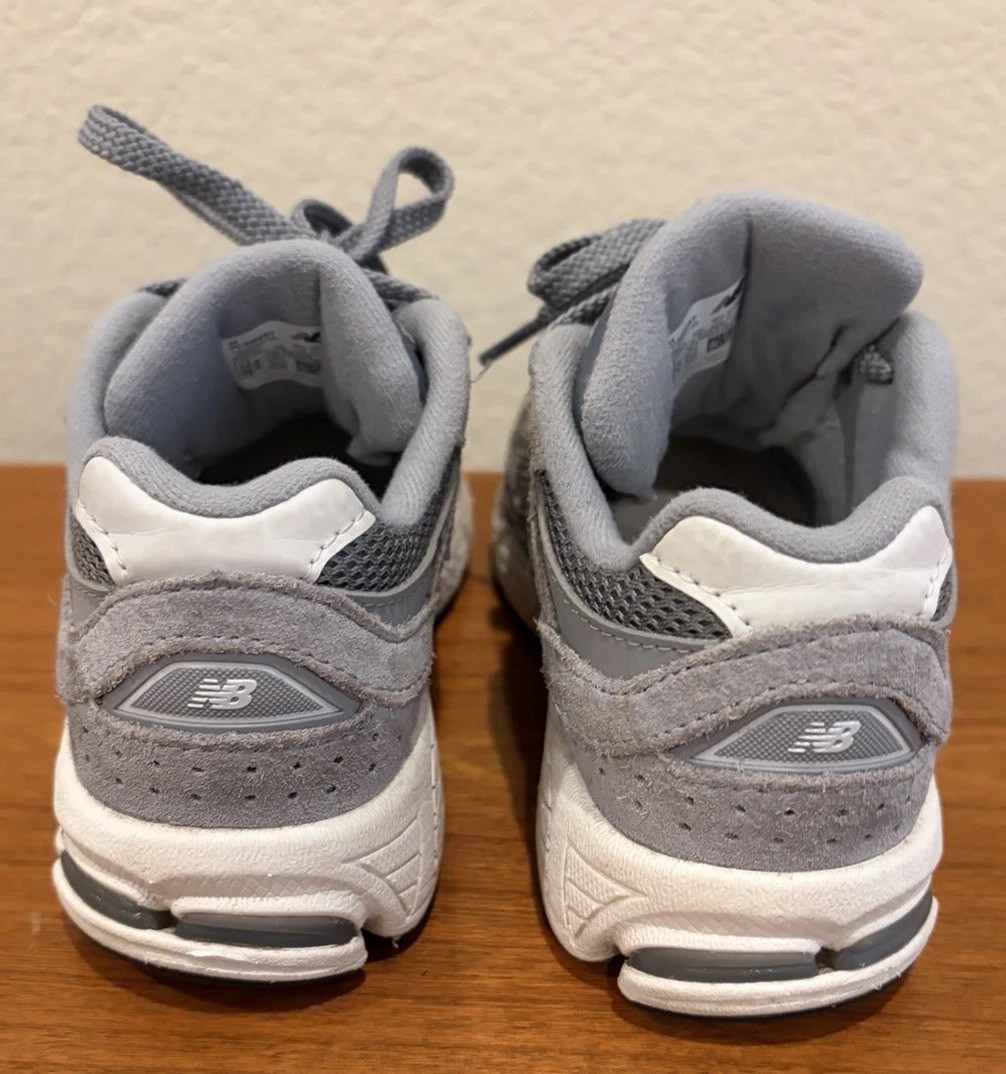 New Balance 2002 R Grey/White Toddler Sneakers PC2002ST – SZ 11 C