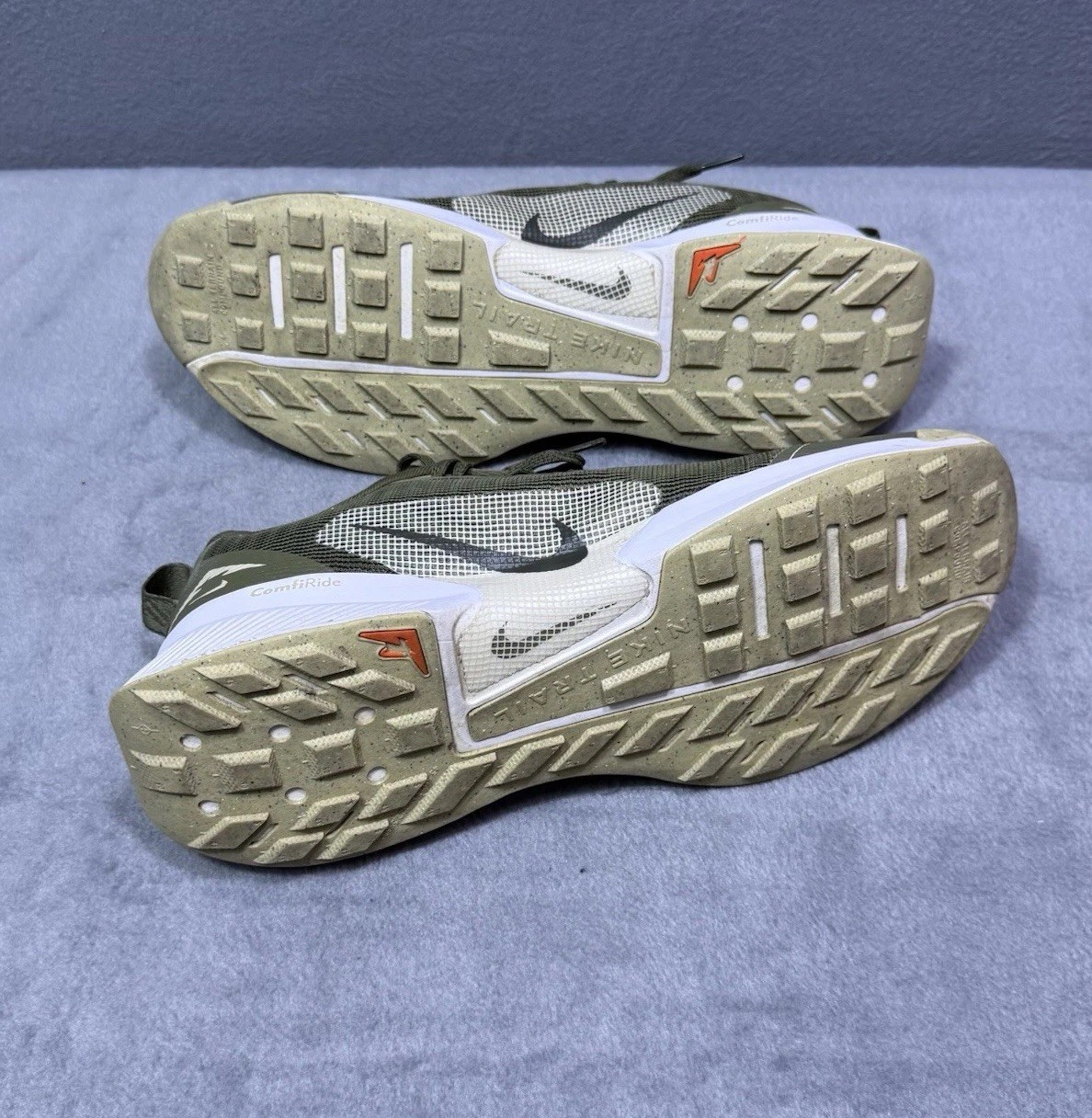 Nike Juniper Trail 3 Running Shoes Mens 12 FQ0904-202 Olive Trail ATC Hiking