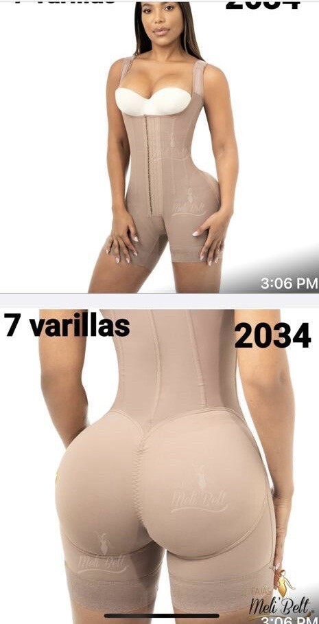 Faja Colombiana Meli Belt stage 3 With 7 Rods Hourglass Smaller waist wider hips