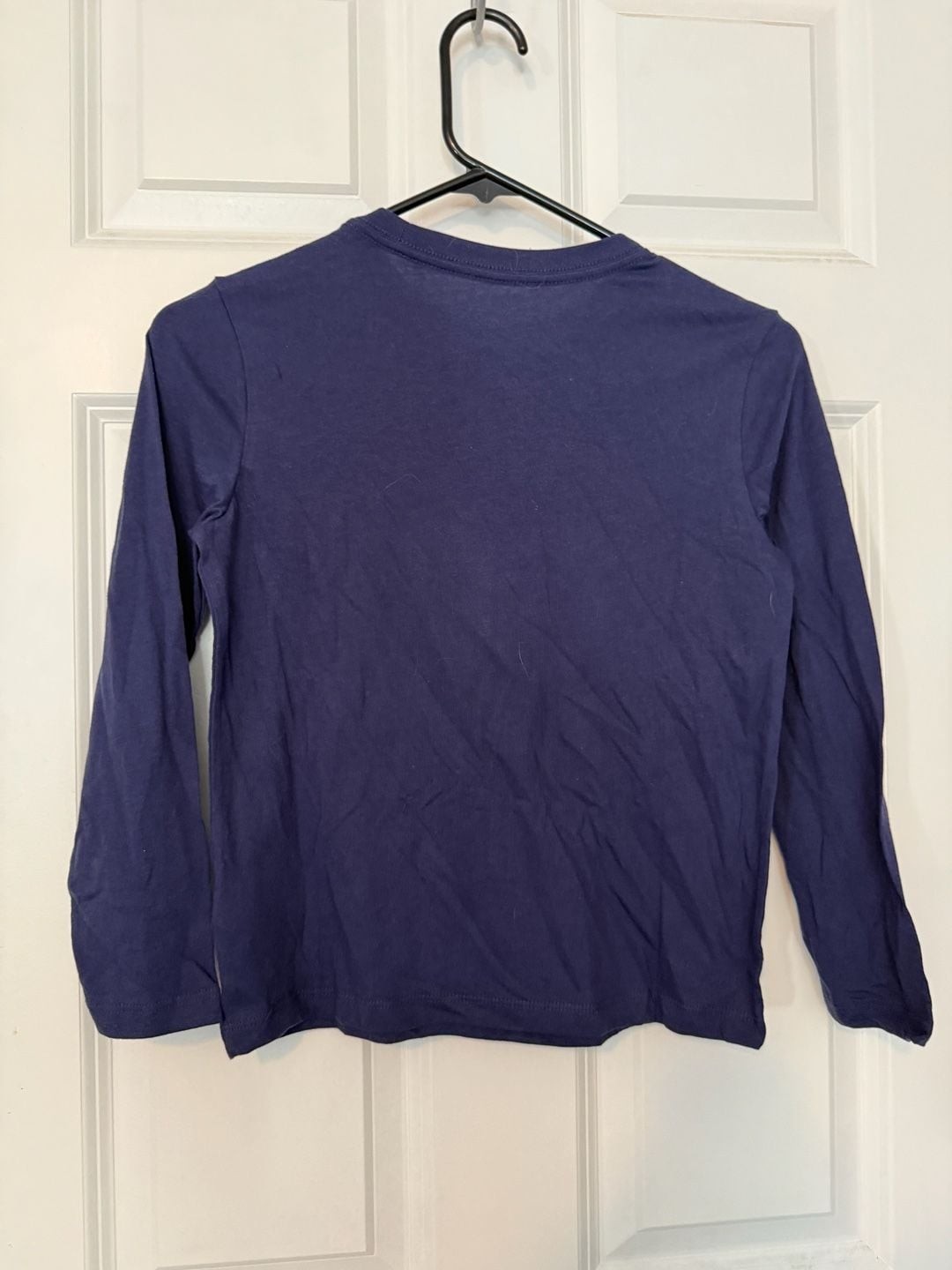 Old Navy Boys Space Astronaut Graphic Long Sleeve T-Shirt Navy Blue Size M 8