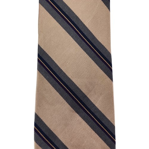 Vtg. Robert Talbott/Jack Henry Pink Gray Classic Stripe 100% Silk Tie