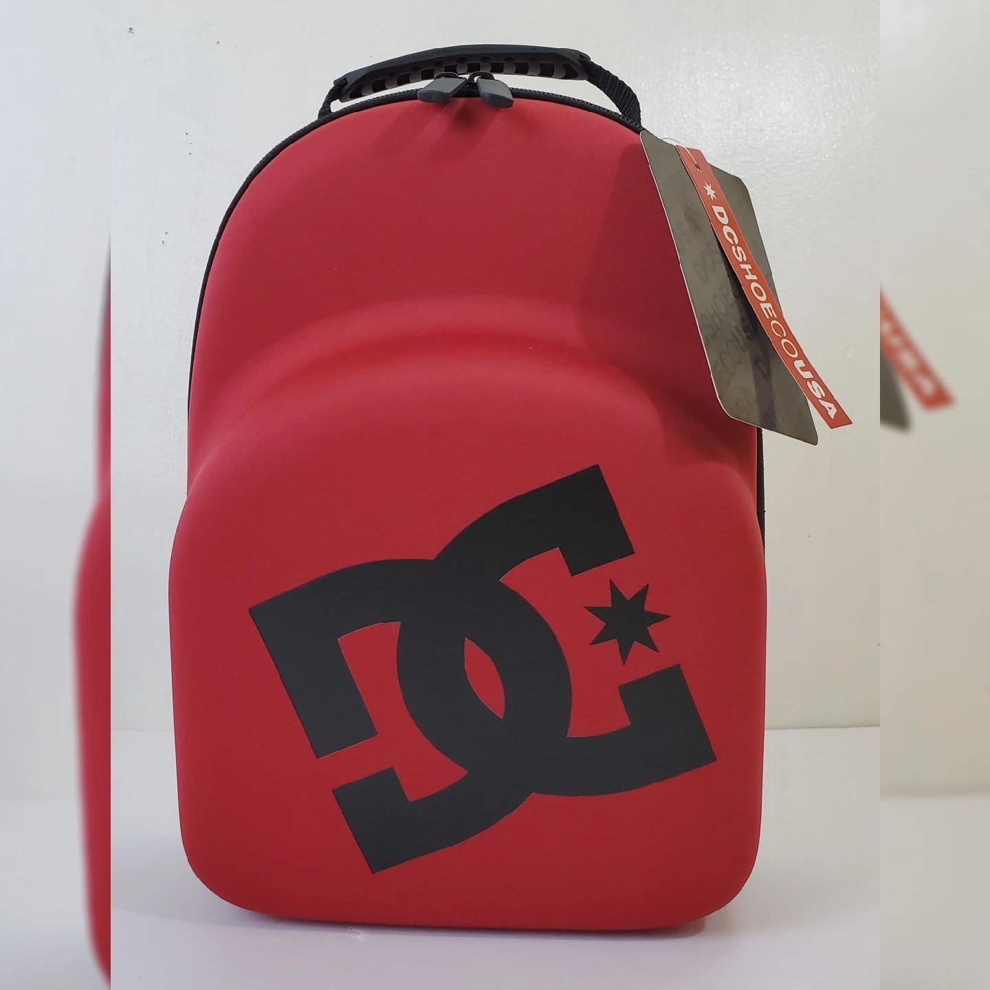 DC TRAVEL CASE HATS MEN’S STORE CARRIER BAG ORGANIZER BAG BIG LOGO RED