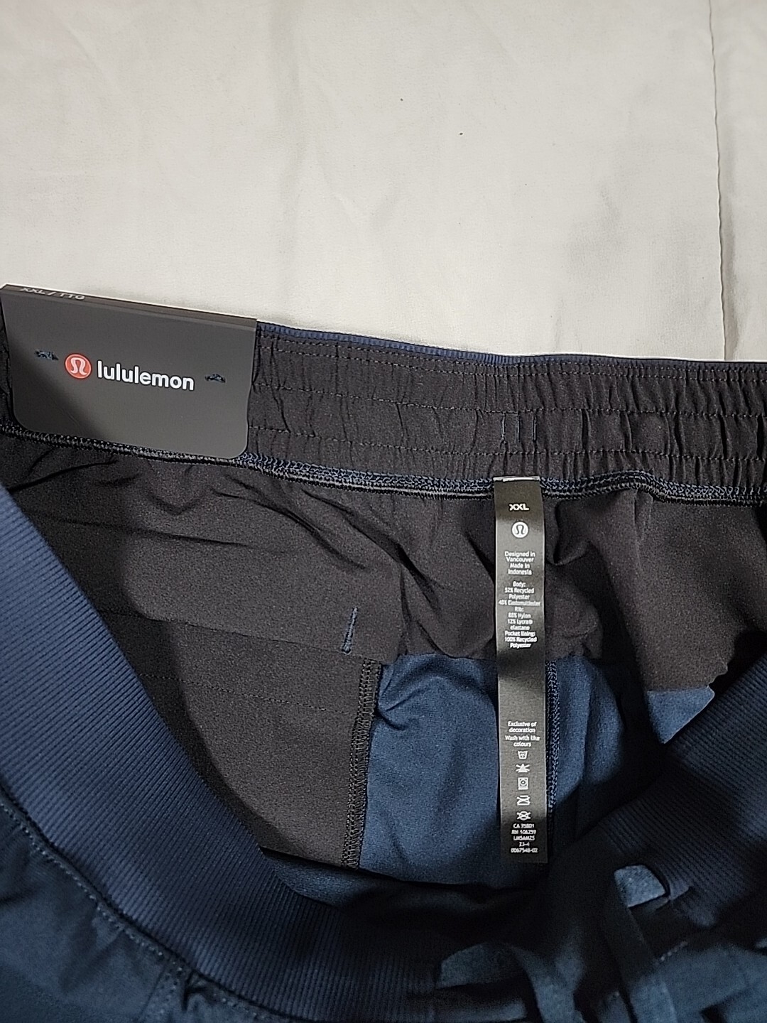 2XL Lululemon ABC Men Jogger Pants True Navy New with Tags LM5AMZS Retail $128