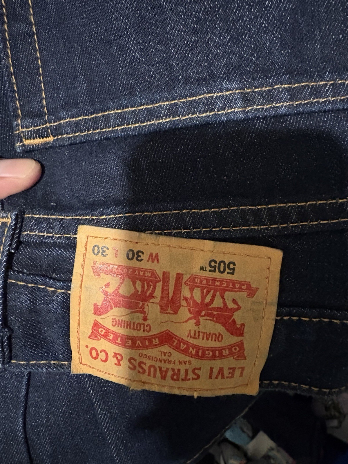 levis 505 30×30 men jeans