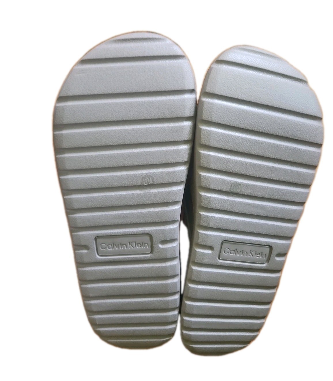 Calvin Klein Men’s CMMILORN-M Slip-On Slide Sandals Medium Naturall SZ 11 New