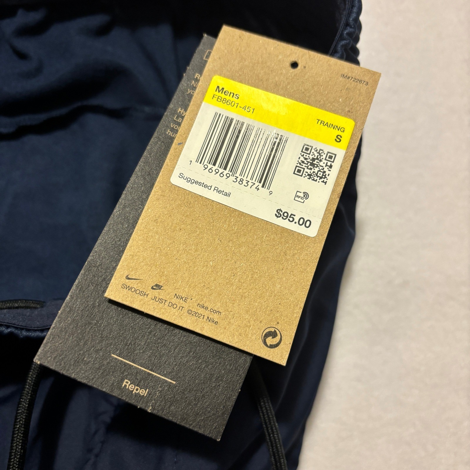 Nike Unlimited Repel Mens Training Pants Obsidian Navy FB8601-451 Small NWT
