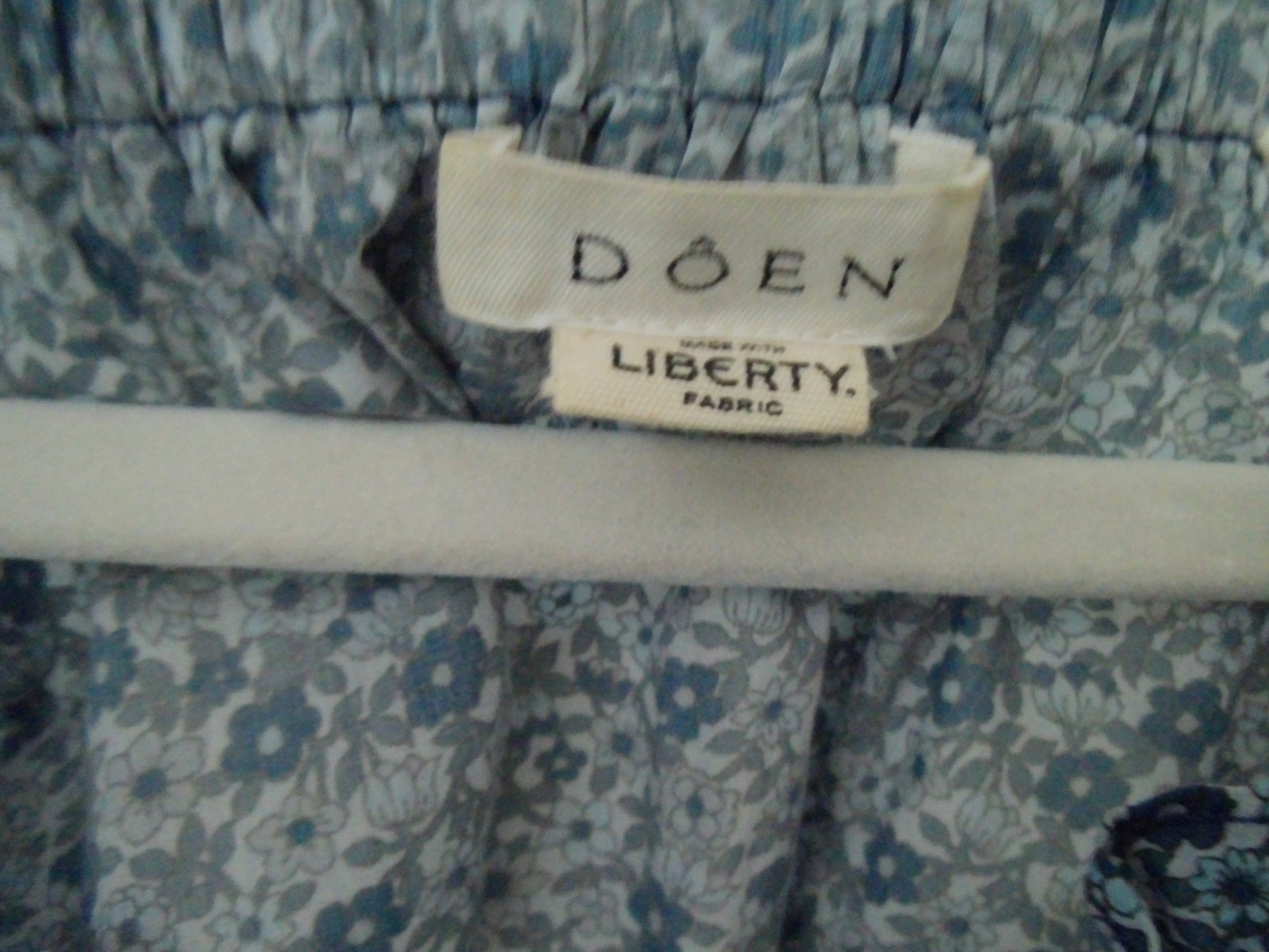 Doen Shore Top Delores Ditsy Liberty Print Blues S