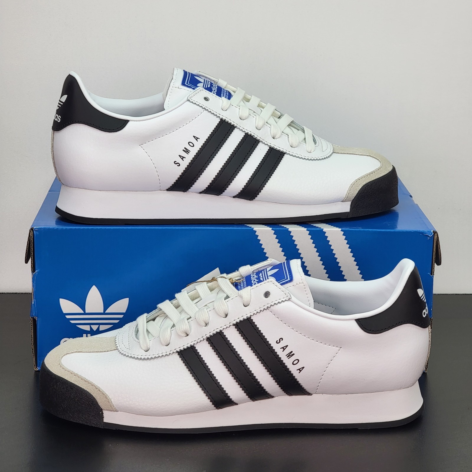 Adidas Originals Samoa Men’s Size 10 Athletic Shoes White Black Casual Sneakers