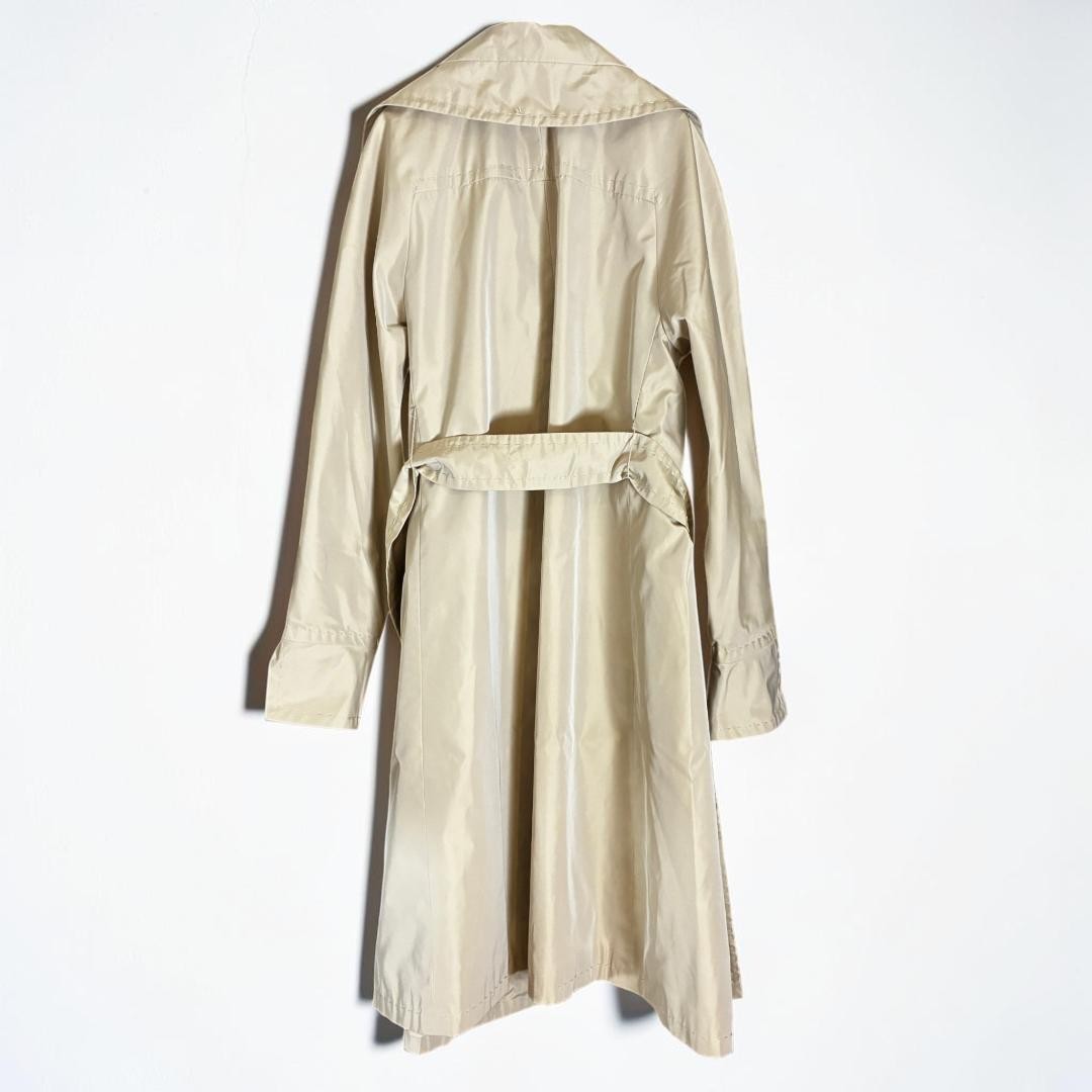 Max Mara Trenc Coat, Women’s, Polyester, Beige, Size XS