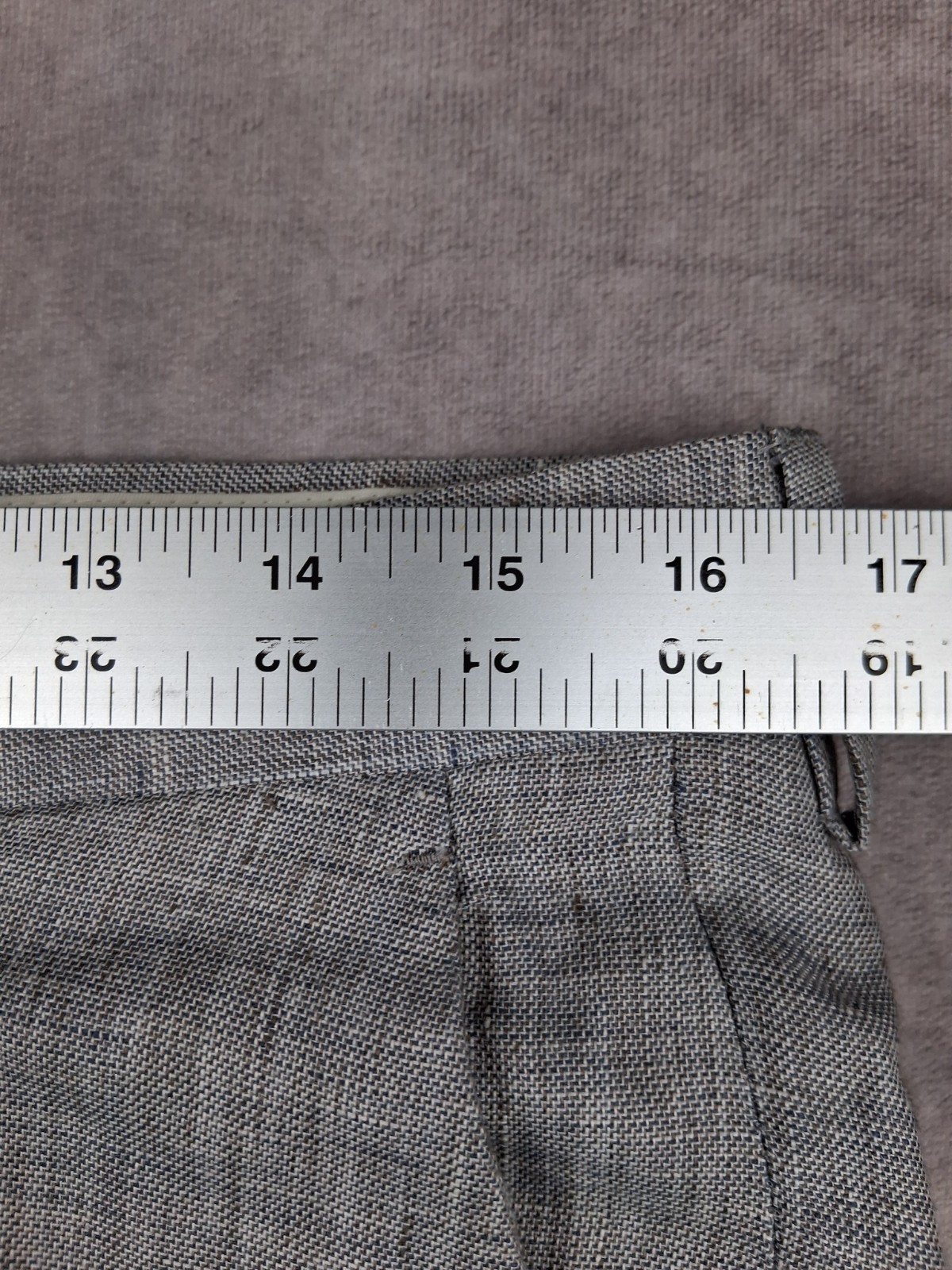 Murano Baird Mcnutt Linen Pants Men 32×32 Fit Gray Flat Front Slim Fit Trousers*