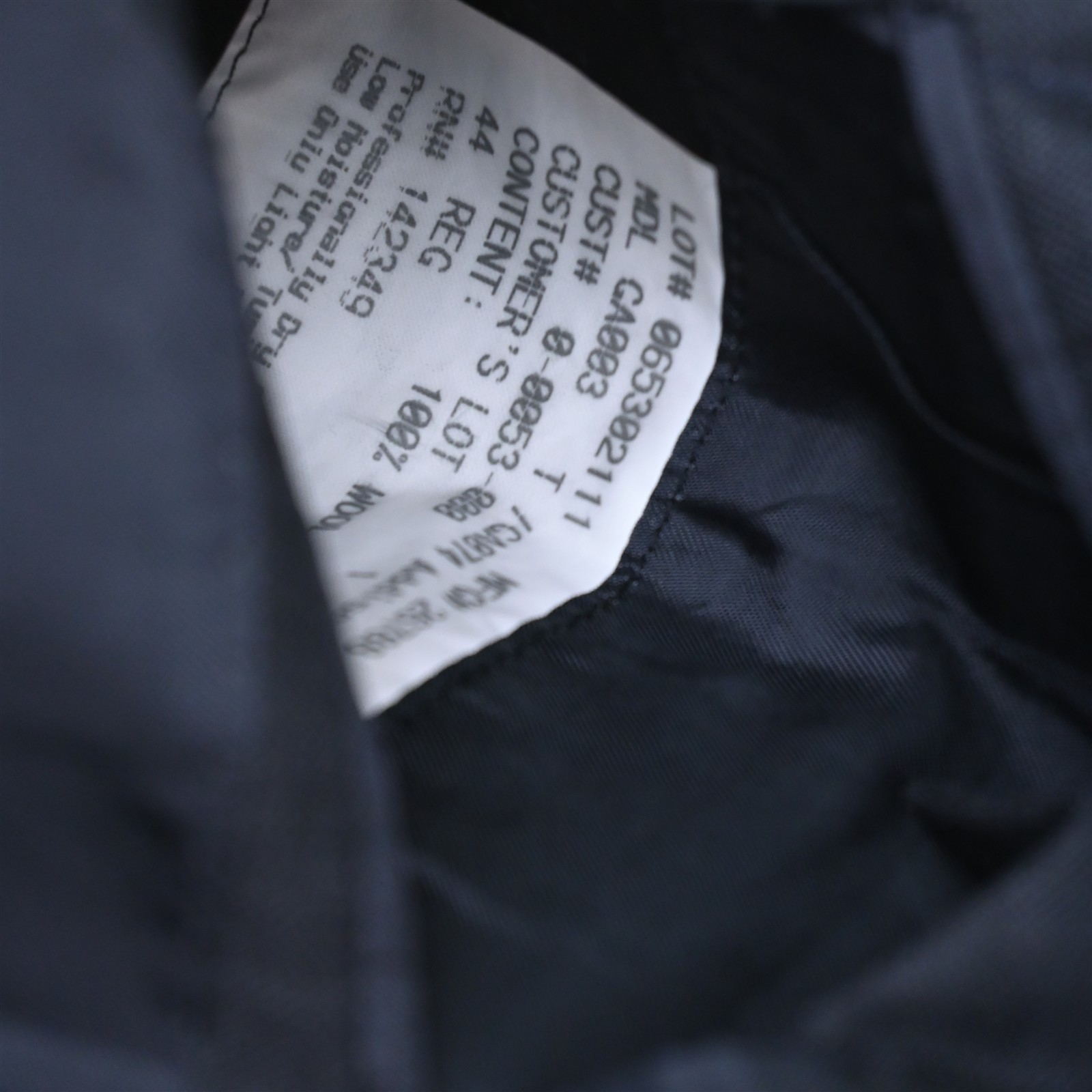 Hickey Freeman 44R 38×30 Gray Striped 100% Wool USA Made Mens Jacket Pants Suit