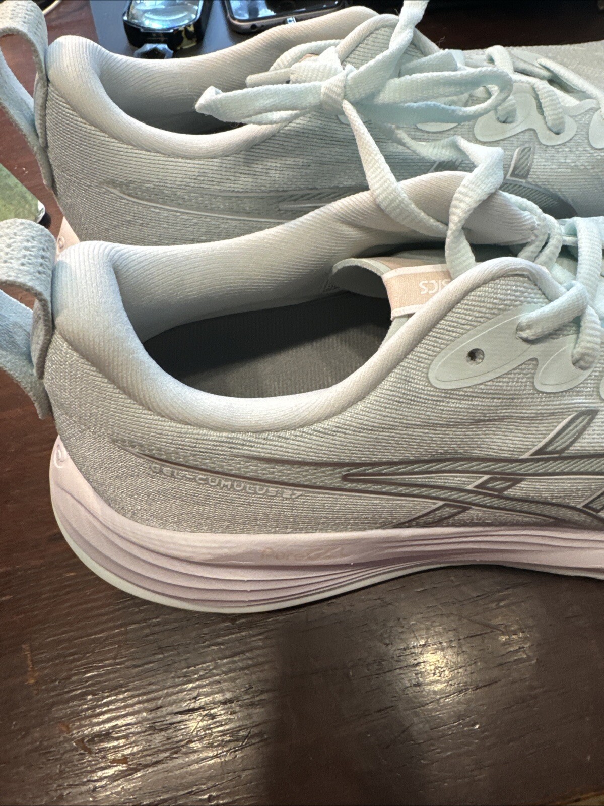 ASICS GEL-CUMULUS 27 011B792 002 Light Mint Green samples no size tags