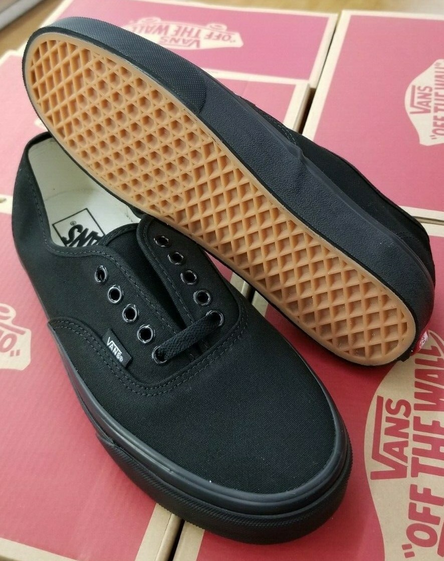 VANS AUTHENTIC MEN’S CANVAS BLACK / BLACK VN000EE3BKA