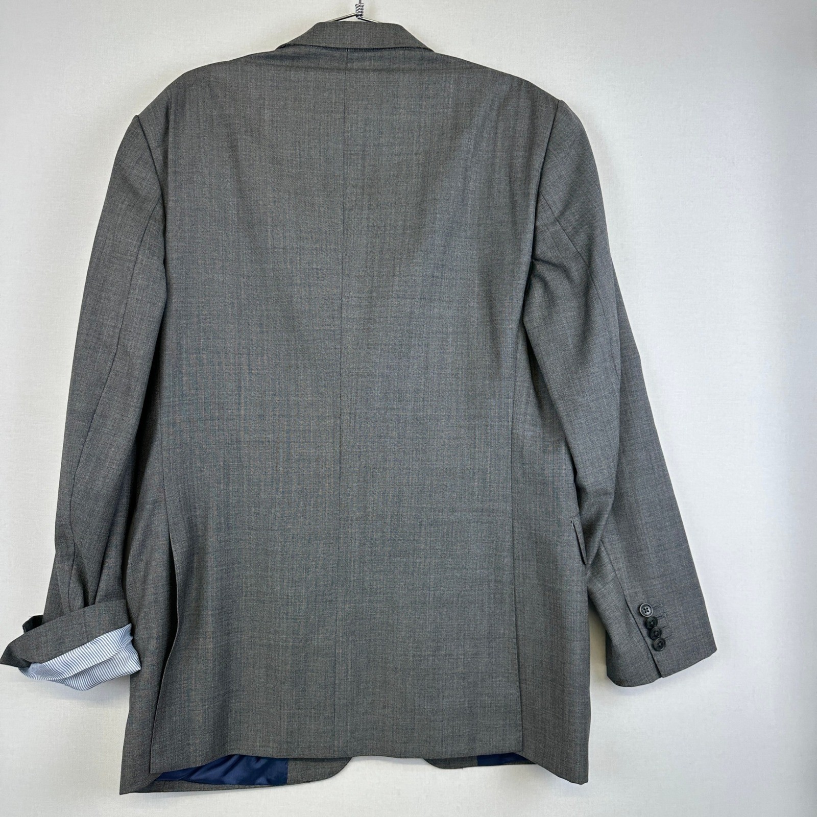 Suitsupply Pure Wool Super 110s Sport Coat Gray Blue Lined EU 54 / 44R