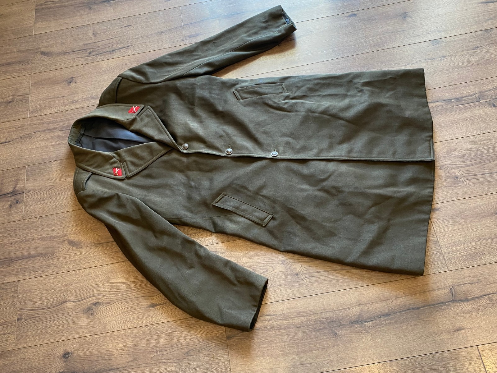 ALBANIA OFFICER INFANTRY BRIGADIER LONG COAT JACKET TUNIC COMMUNIST ERA #3301