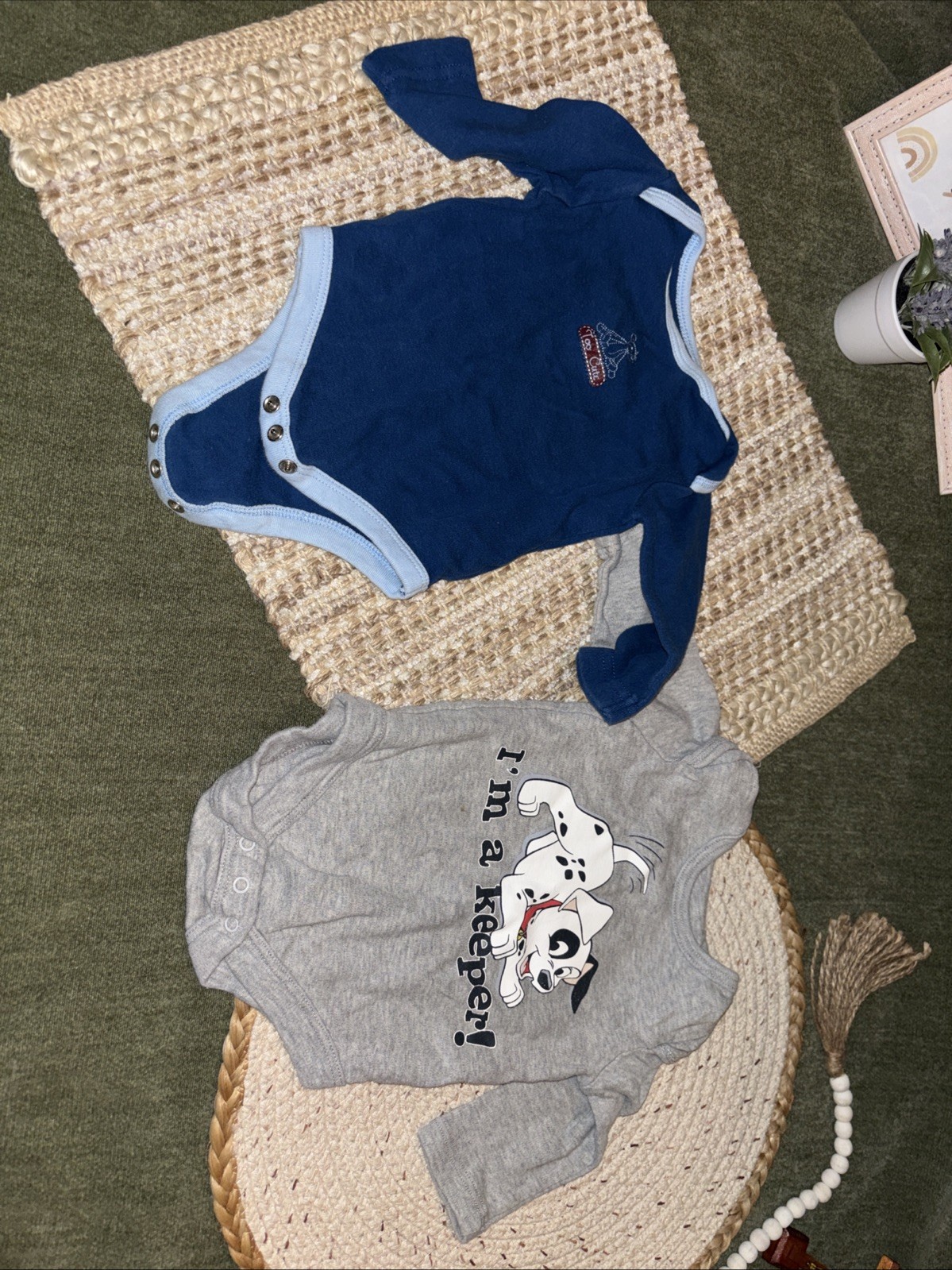 Baby Boy 0-3 Month Disney Baby Long Sleeve Bodysuits 101 Dalmatians