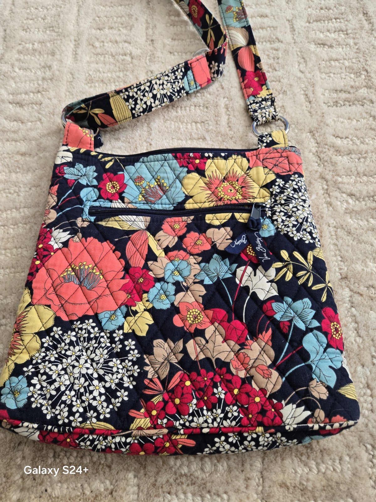 Vera Bradley HAPPY SNAILS Retired Crossbody Hipster