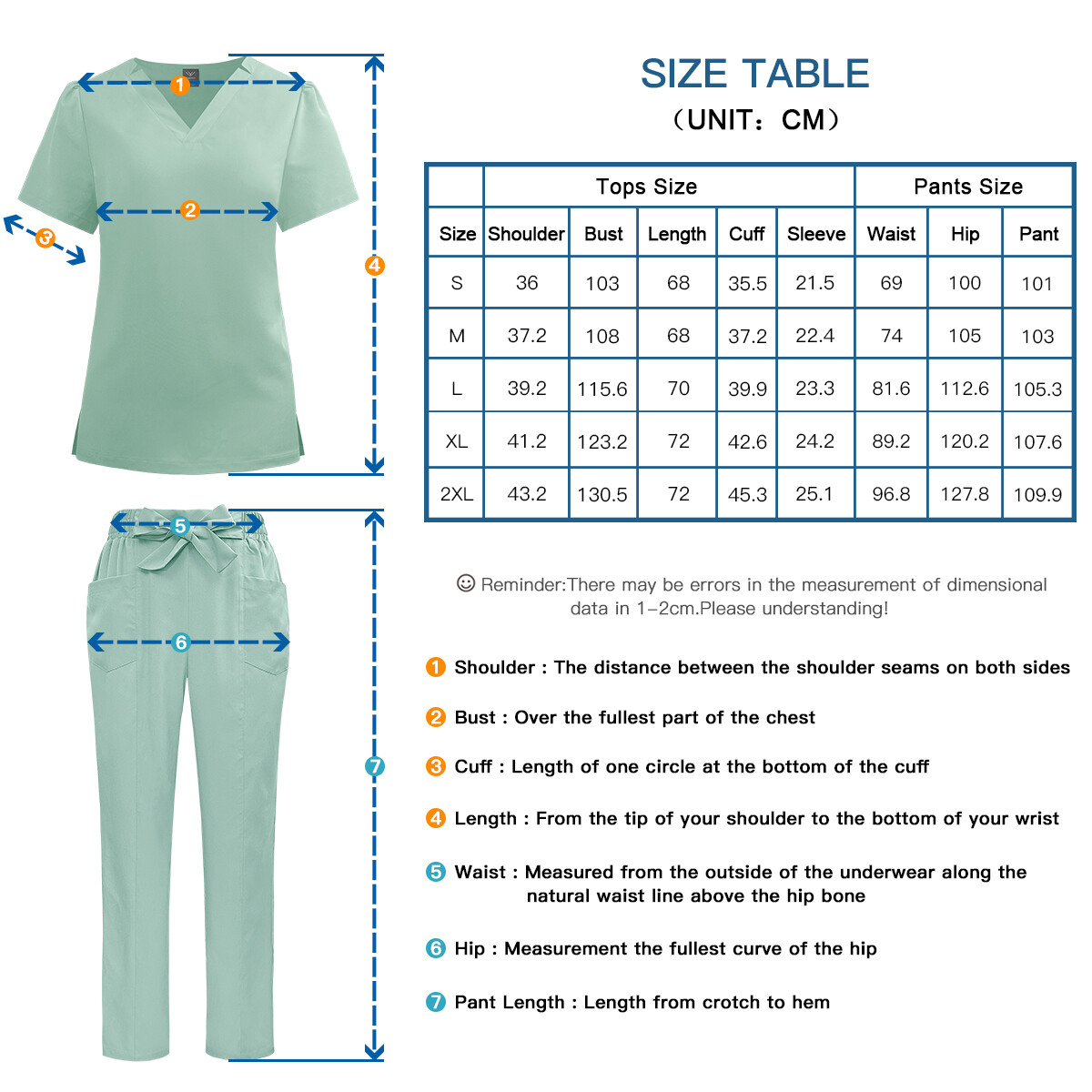 Lady Medical Scrub Set Nursing Uniform V-Neck Straight 2025 Summer Fashion Color