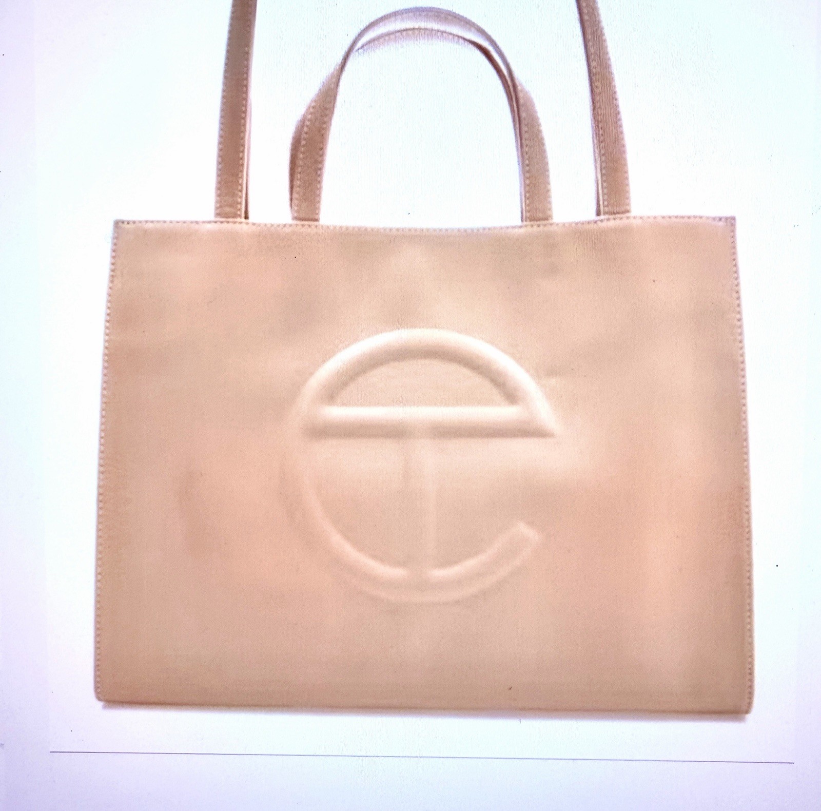 Telfar Shopping Bag – Cream Comes With DUSTER BAG.