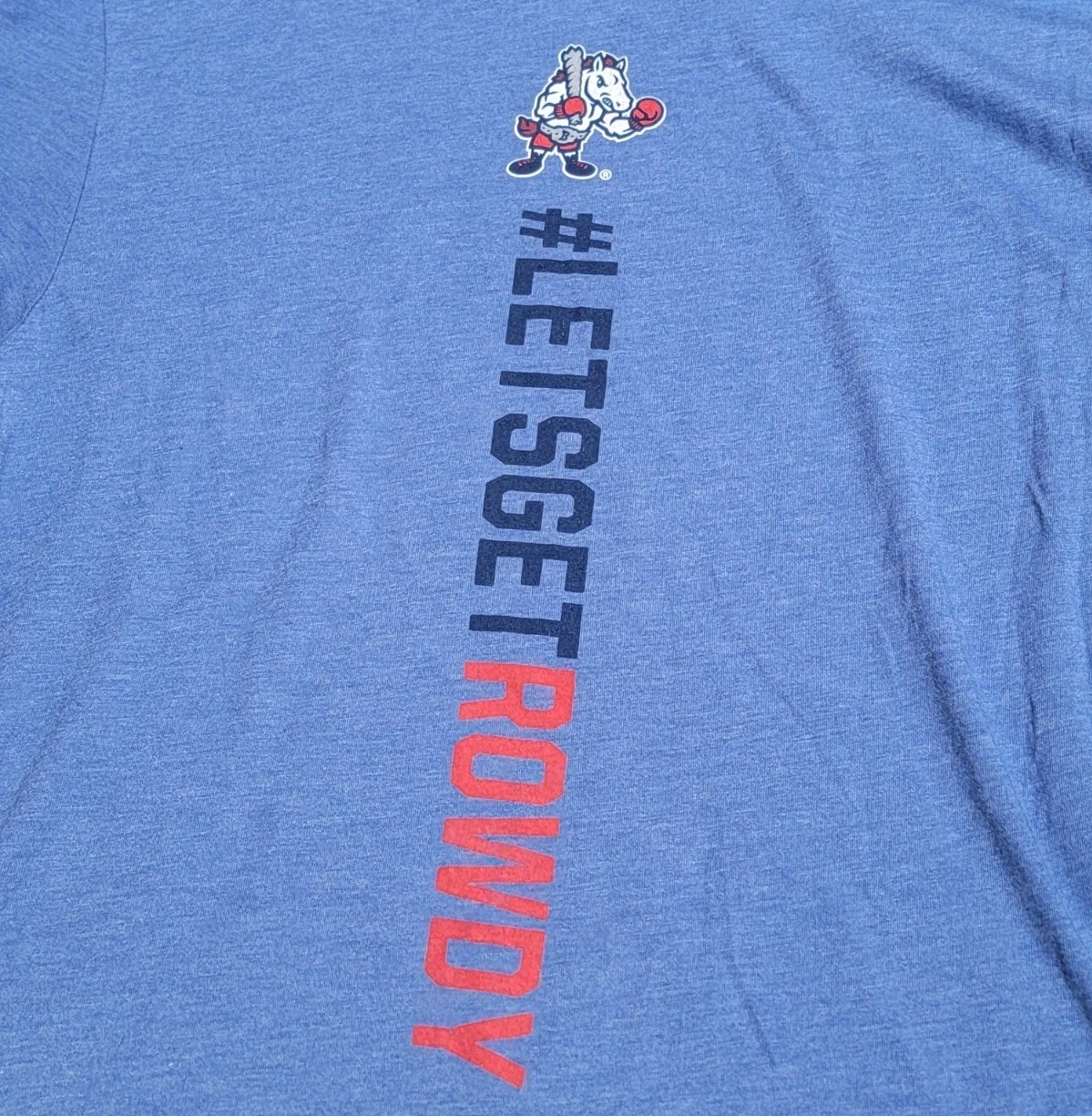 108 Stitches MLB Binghamton Rumble Ponies Crewneck Graphic Teeshirt
