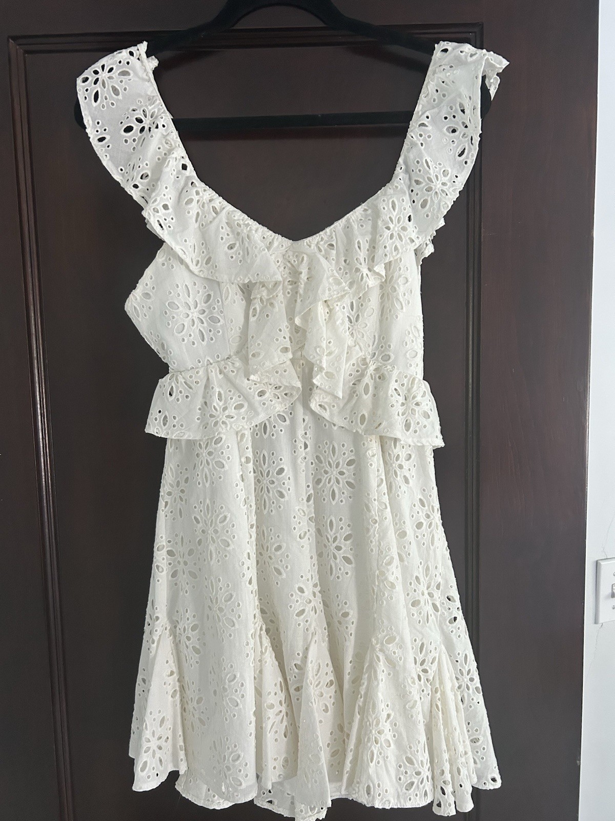Yumi Kim Women’s White Eyelet Dress