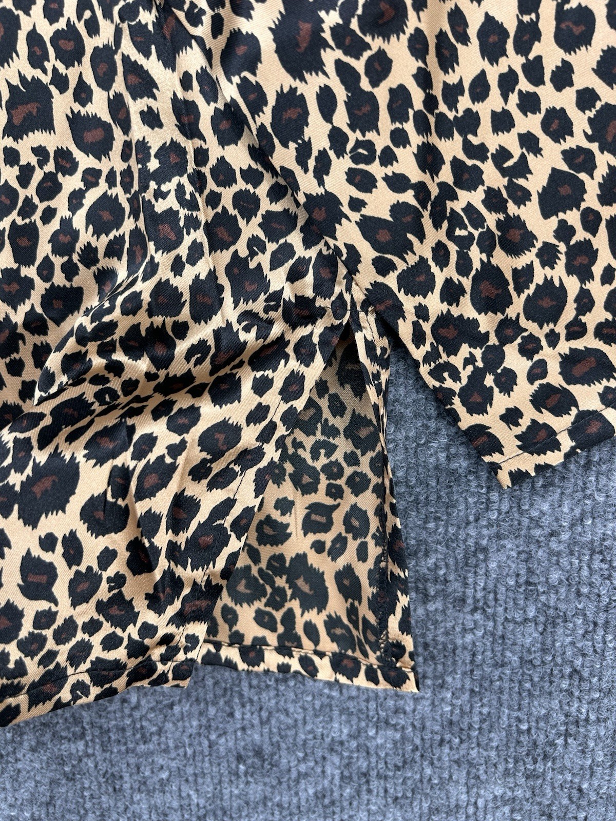 Casual Living Leopard Print Long Sleeve Pajama Set In Bag Womens L Lounge Cozy