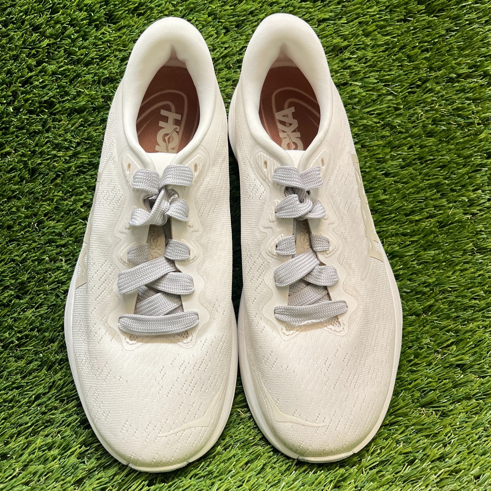 Hoka One One Solimar 2 Womens Size 9D Beige Athletic Running Shoes Sneakers