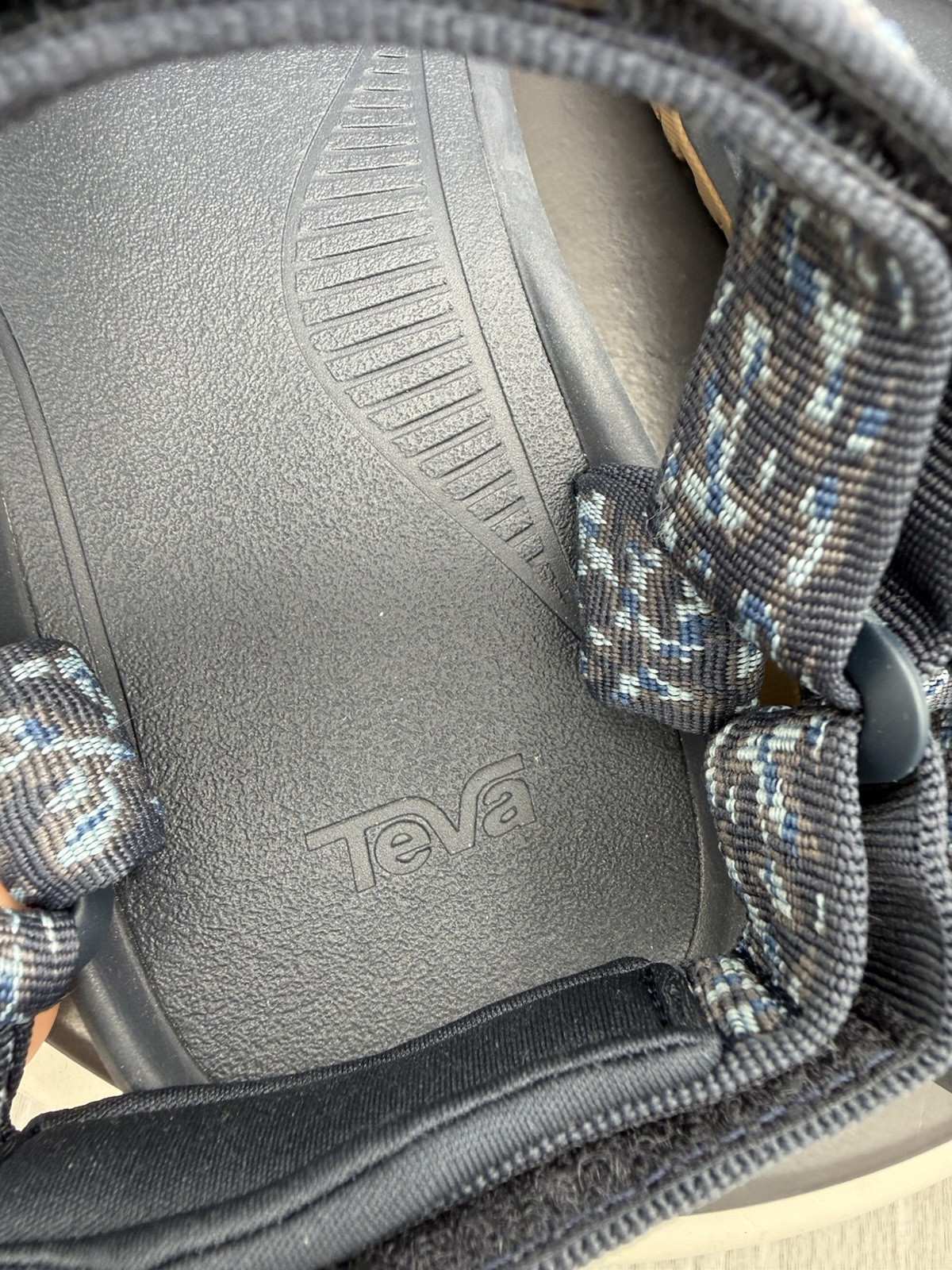 Teva Hurricane XLT2 Mens Size 11 Blue Camo Quick Dry Hiking Vegan Sandals Shoes