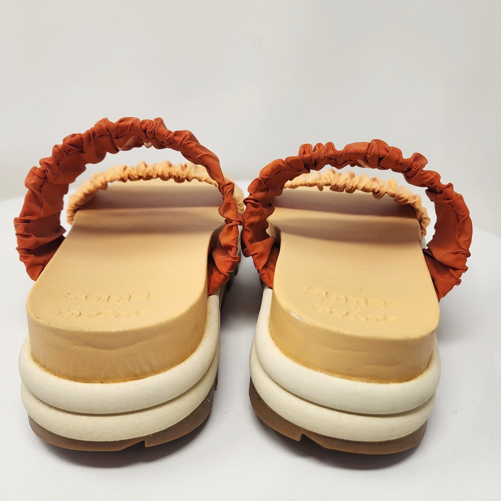 Sorel X Prana Roaming Two Strap Sandal Women 6 Spark/Desert Sun LL6033-877