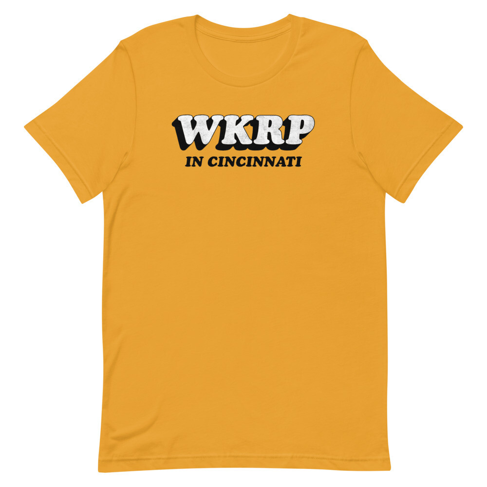 WKRP IN CINCINNATI TV Show Graphic Tee Shirt Short-Sleeve Unisex T-Shirt
