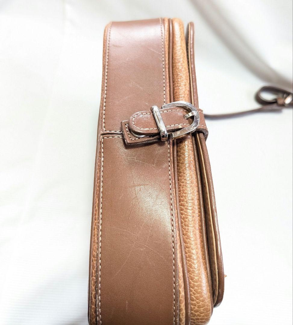 Courreges Brown Messenger Bag 9.8 inches