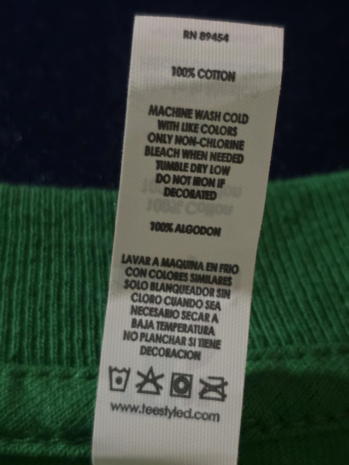 Secure The Bag Tee Styled Shirt Mens Large Green Embroidered Streetwear Tee