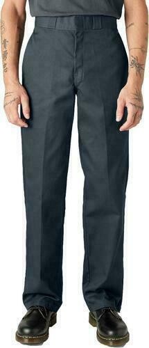 Dickies Men’s Original 874 Navy Denim Work Pants Jeans, 34W x 32