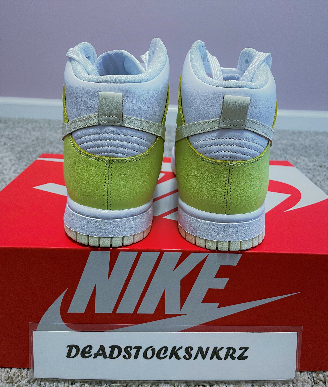 W Nike Dunk High Cashmere Lemon Twist DD1869 108 Unisex Adult Sizes