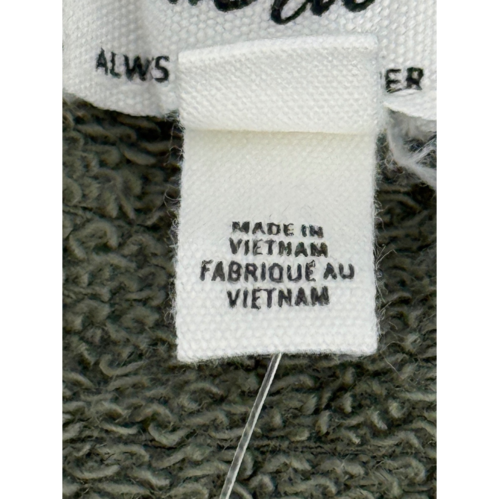 Aerie Olive Green Gauze Tassel Tie Balloon Sleeve Sweatshirt Sz XXS NEW Org $64