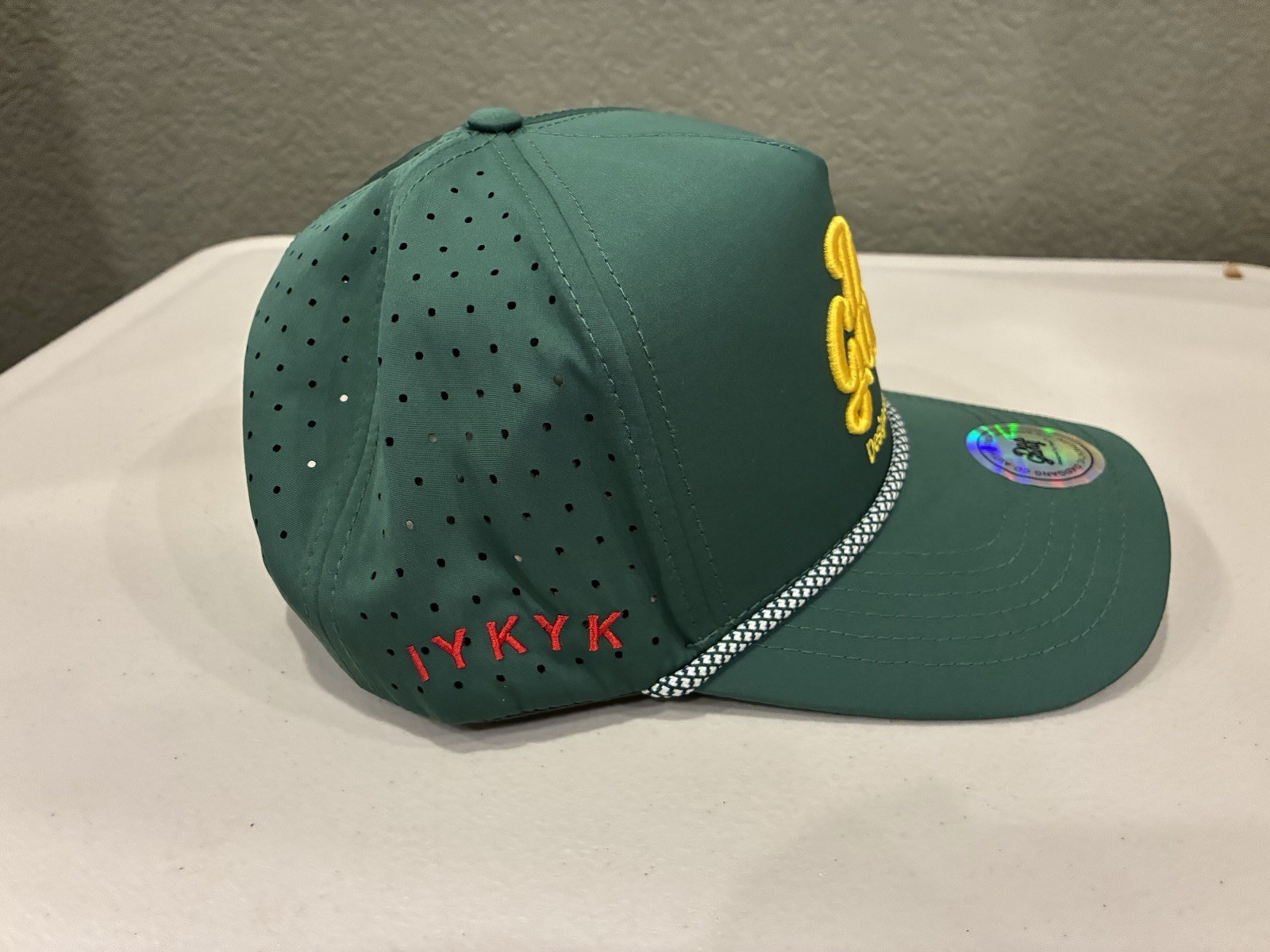 NWT Dad Gang Fairway SnapBack Golf Hat With Tee Green