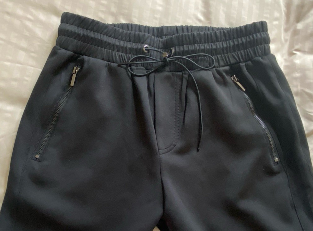 GVAPI MMXV by Aaron Wilhelm Black Zip Pocket/Zip Bottoms Jogger Pants – Size 34