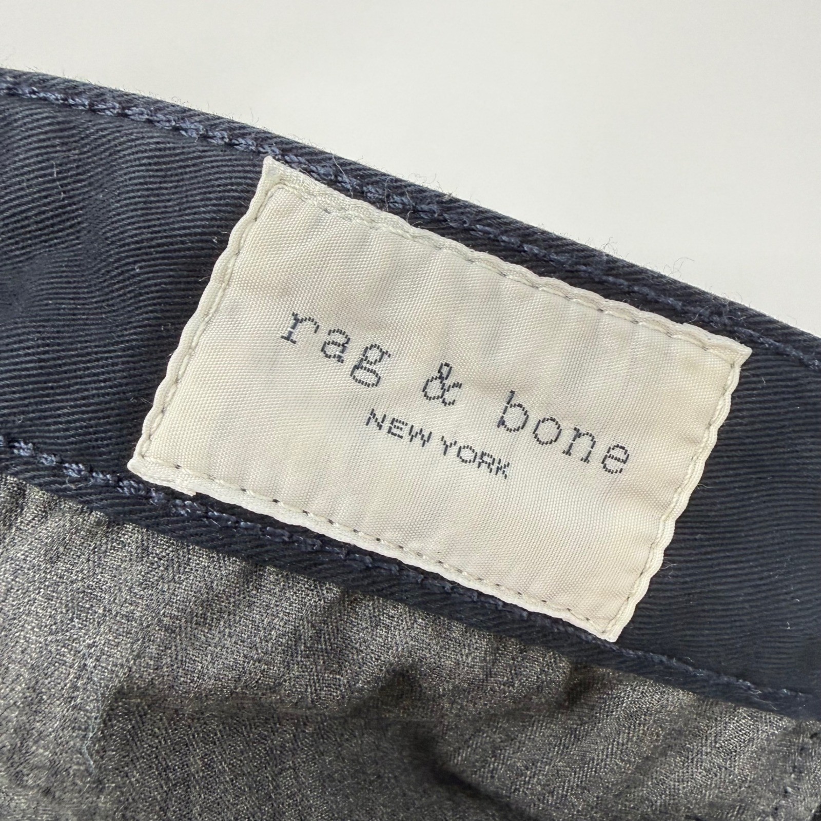 Rag Bone Navy Chinos Mens Size 29 Cotton Poly Blend Straight Fit Pants