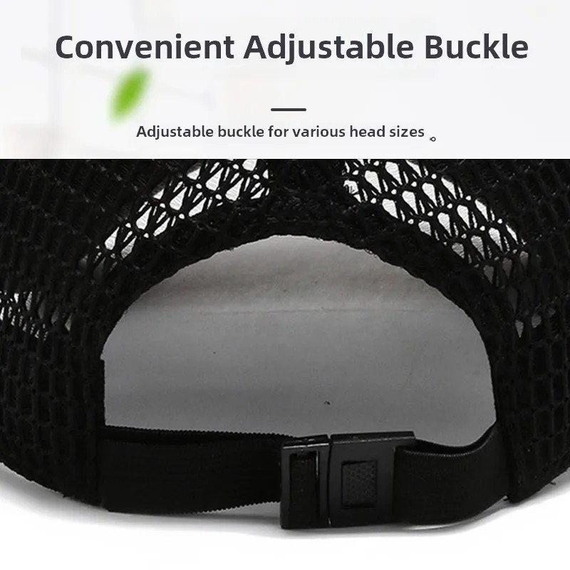 Men’s Breathable Mesh Baseball Cap Summer Outdoor Hat Trucker Cap Gym Fun Gift