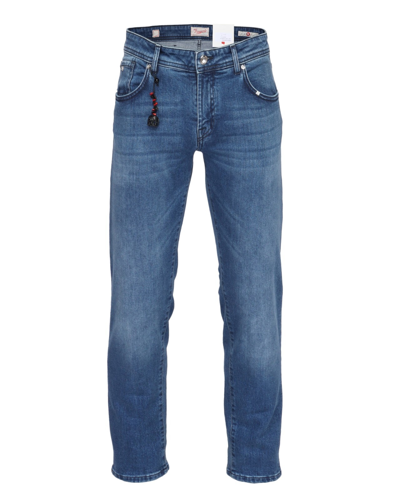 NWT MARCO PESCAROLO Nerano JEANS blue stretch cotton denim luxury Italy us 34