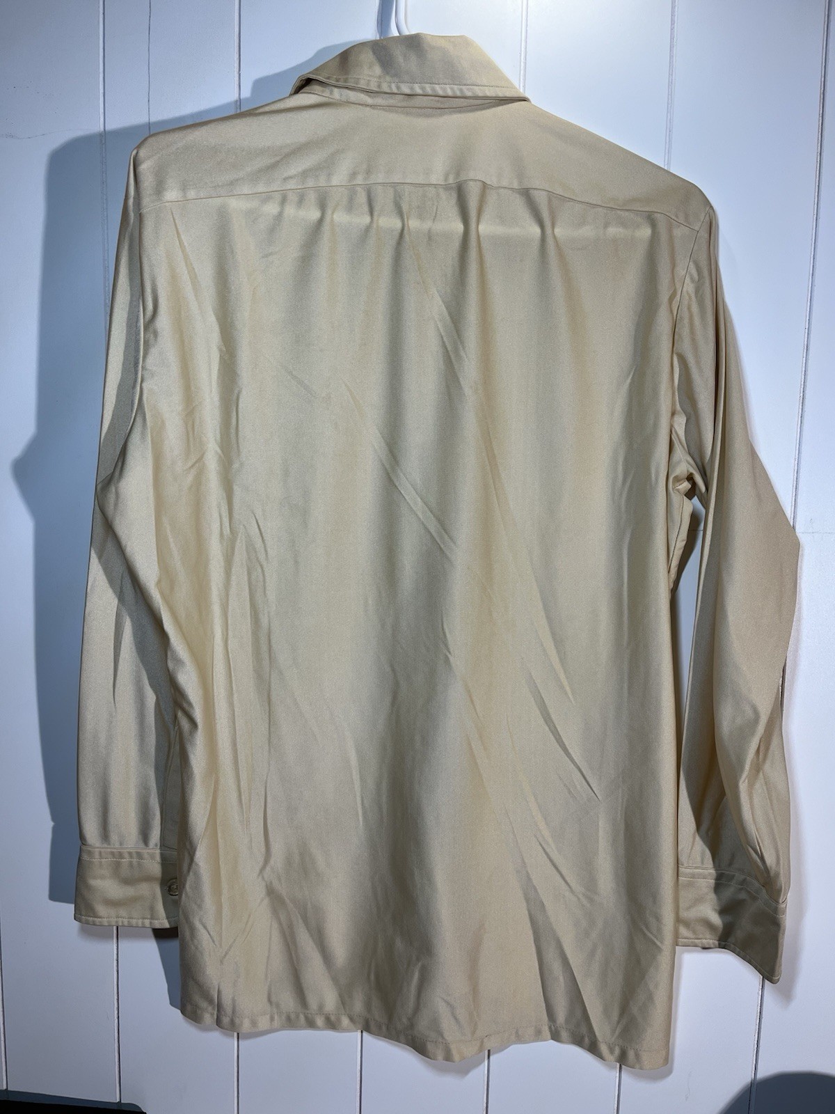 VTG 1960s Mens Disco Shirt Large Point Collar Portofino Countess Mara Jack Henry