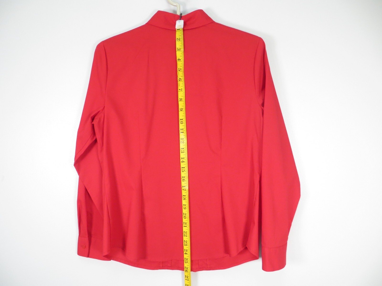 NWT WORTHINGTON Women Lightweight Stretch Polyester Blouse Deep Dark Red PL