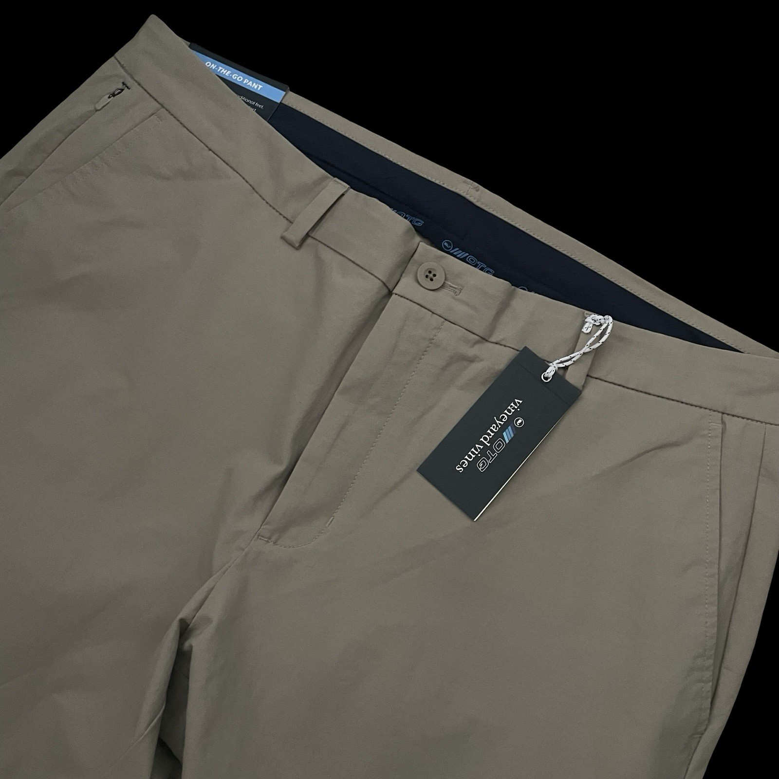 Vineyard Vines OTG On-The-Go Pants Mens 38×32 Khaki $128