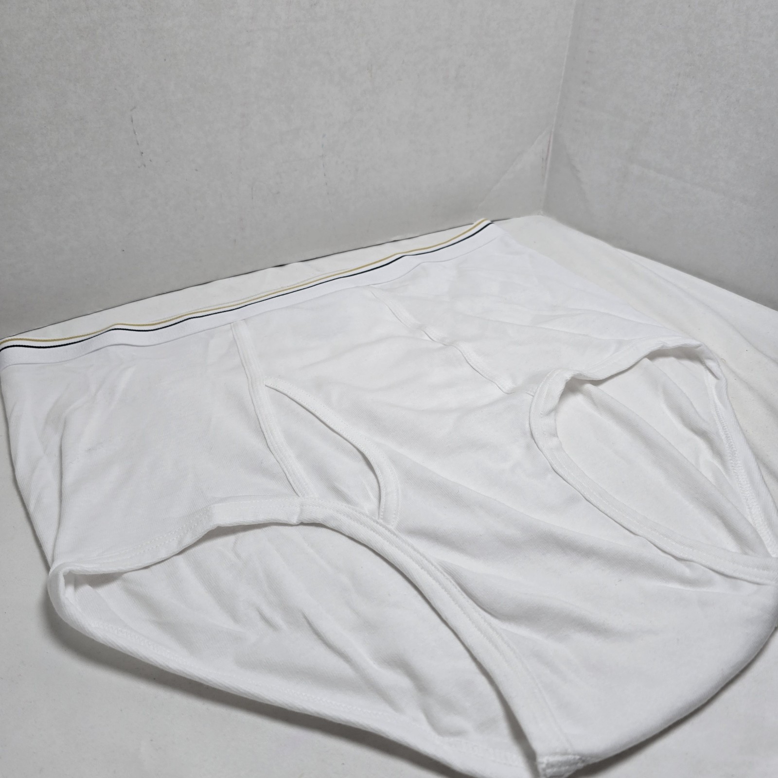 Stafford 6/Pair Men’s Cotton Briefs Tighty Whiteys Size 38 NWOT RN 93677 Full Cu