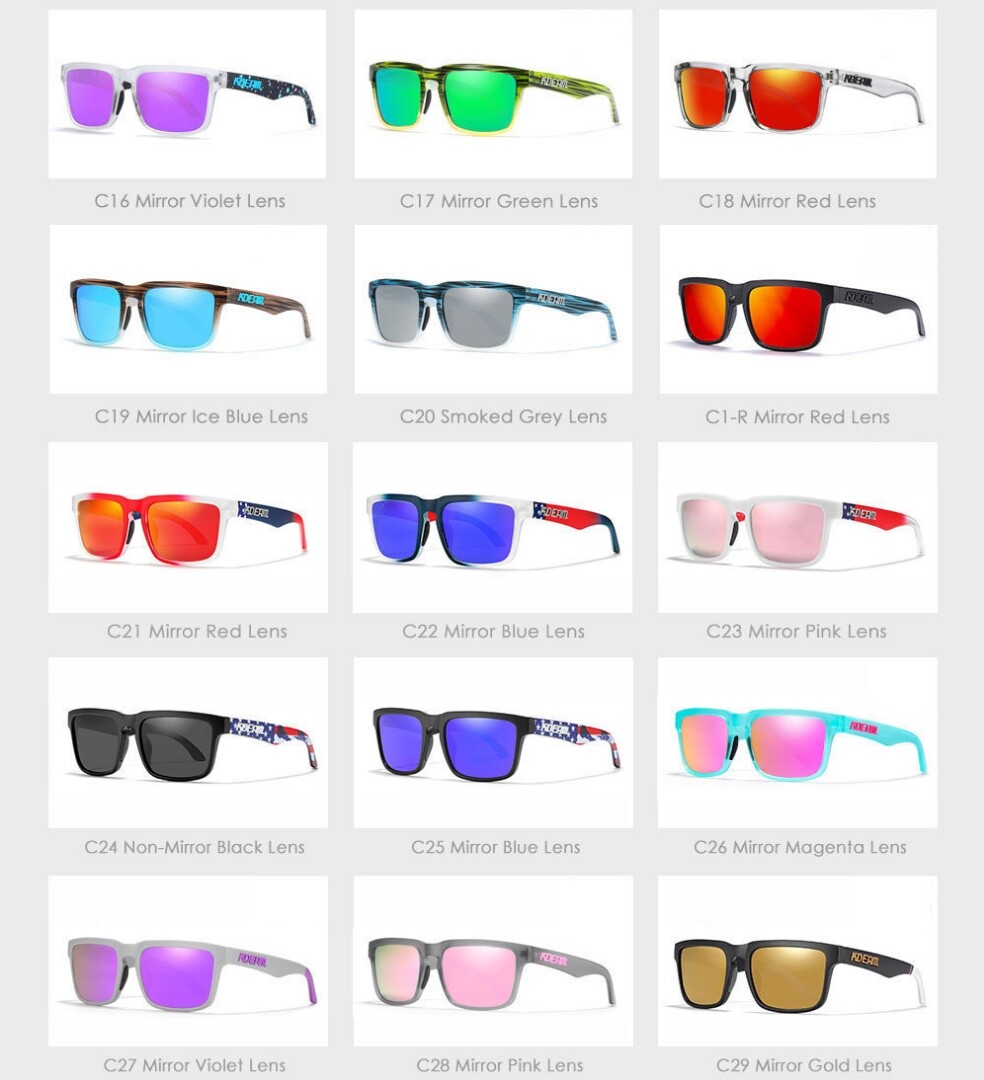 KDEAM Polarized Sunglasses Men Women Cycling Fishing Driving Sports Shades US