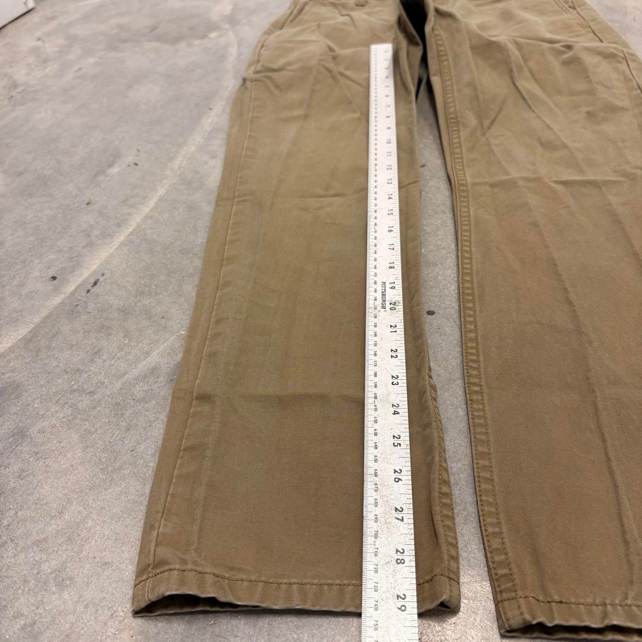 Levis Khaki Straight Leg Chino Pants 32×30 Tan Brown Workwear Trousers 035110110